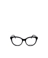 Max Mara Cat-eye Frame Glasses In Black