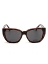 Max Mara Brille Mit Cat-eye-gestell In Brown