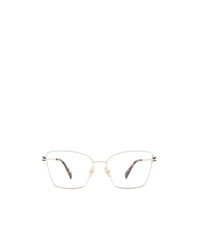 Max Mara Cat-eye Frame Glasses In Gold