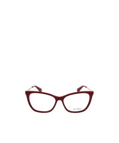 Max Mara Cat-eye Frame Glasses In Red