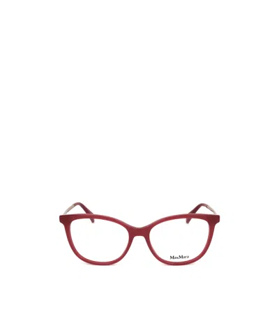 Max Mara Cat-eye Frame Glasses In Red
