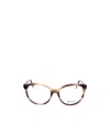 Max Mara Cat-eye Frame Glasses In White