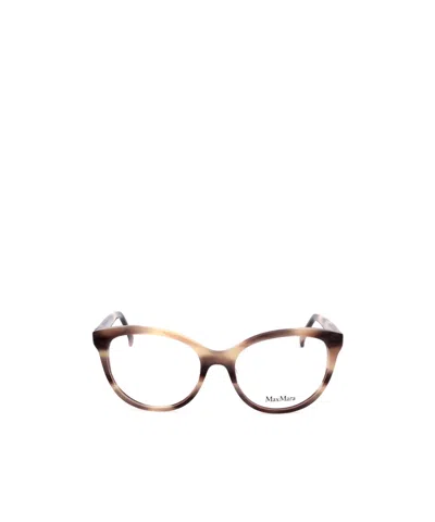Max Mara Cat-eye Frame Glasses In White