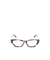 Max Mara Cat's Eye Glasses In Brown