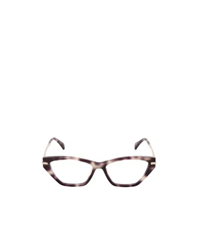 Max Mara Cat's Eye Glasses In Black