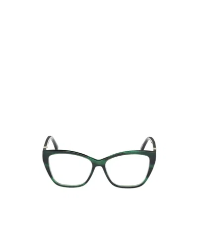 Max Mara Cat-eye Glasses In Green