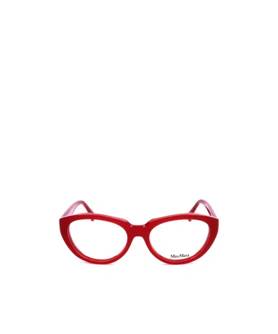 Max Mara Cat-eye Glasses In Red
