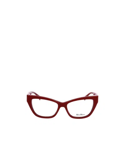 Max Mara Cat-eye Glasses In Red