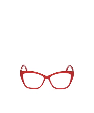 Max Mara Cat-eye Glasses In Red