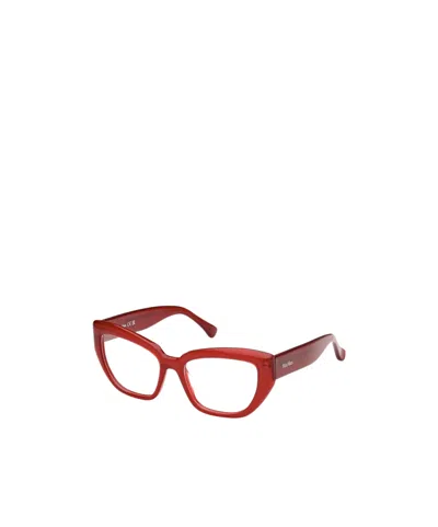 Max Mara Cat-eye Glasses In Red
