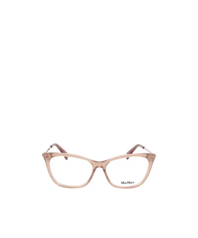 Max Mara Cat-eye Glasses In White