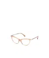 Max Mara Cat-eye Optical Glasses In Nude