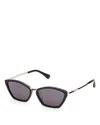 Max Mara Miller 54mm Round Sunglasses