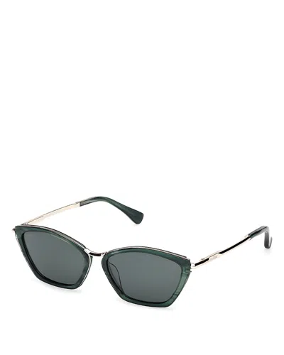 Max Mara Cat Eye Sunglasses, 54mm In Green