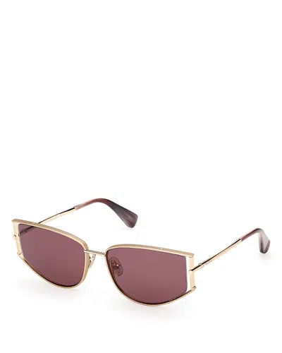 MAX MARA CAT EYE SUNGLASSES, 58MM