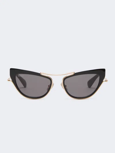 Max Mara Cat-eye Sunglasses In Black