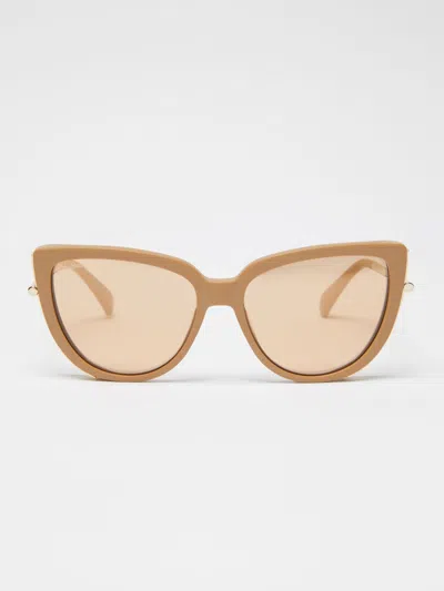 Max Mara Cat-eye Sunglasses In Brown