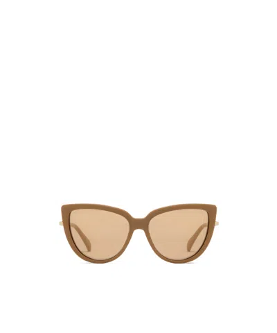 Max Mara Cat-eye Sunglasses In Nude
