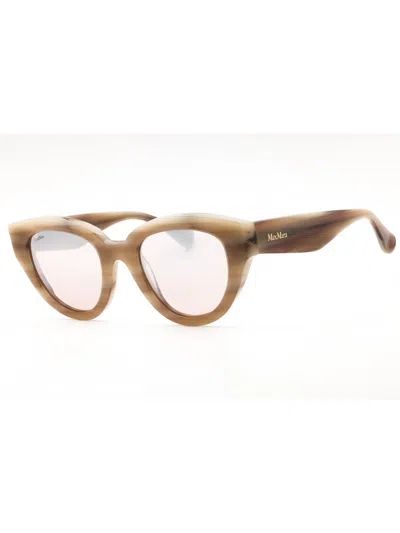 Max Mara Cat Eye Women's Sunglasses - Stylish Acetate Frame In Brown