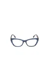 Max Mara Cat-eye Glasses In Blue