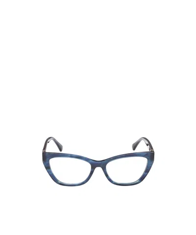 Max Mara Cat-eye Glasses In Blue