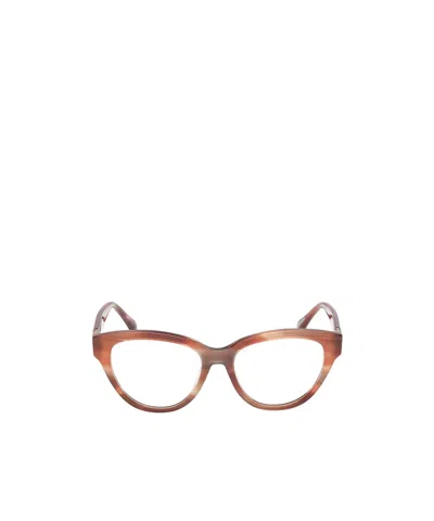Max Mara Cat-eye Glasses In Brown