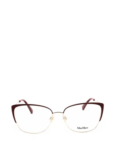 Max Mara Cat-eye Glasses In Gold