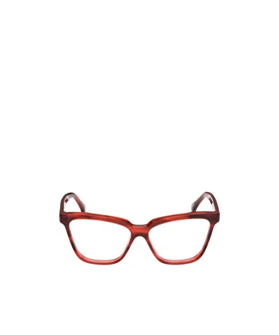 Max Mara Cat-eye Glasses In Red