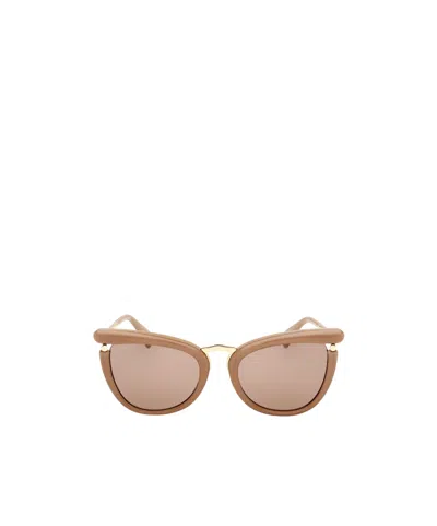 Max Mara Cat-eye Sunglasses In Brown