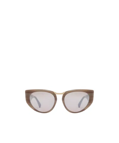 Max Mara Cat-eye Sunglasses In Green