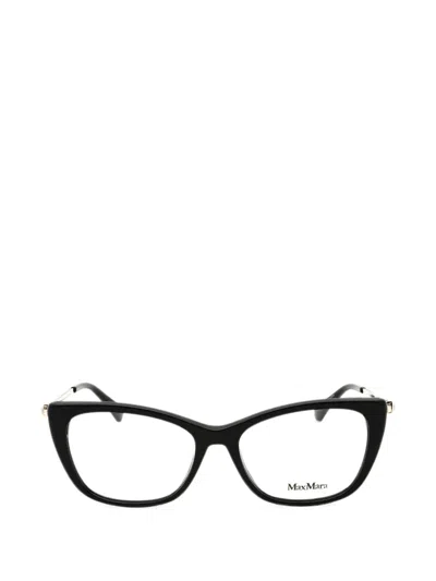 Max Mara Cat-eye-frame Glasses In Black