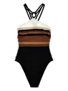 Max Mara Jacquard One-piece Swimsuit