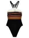 Max Mara Jacquard One-piece Swimsuit