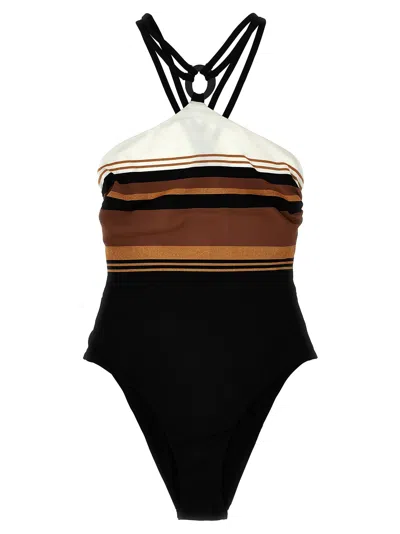Max Mara 'cathy' One-piece Swimsuit In Multi