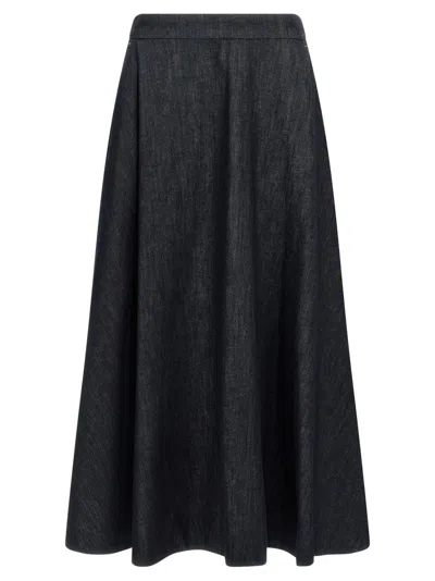 Max Mara 'cecile' Skirt In Black