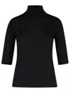MAX MARA MAX MARA 'CECINA' BEIGE VIRGIN WOOL TURTLENECK SWEATER