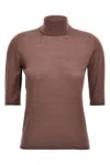 Max Mara Cecina Sweaters And Cardigans Purple In Brown