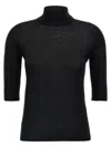 Max Mara Cecina Turtleneck Wool Knit Top
