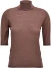 Max Mara Cecina Sweaters And Cardigans Purple In Brown