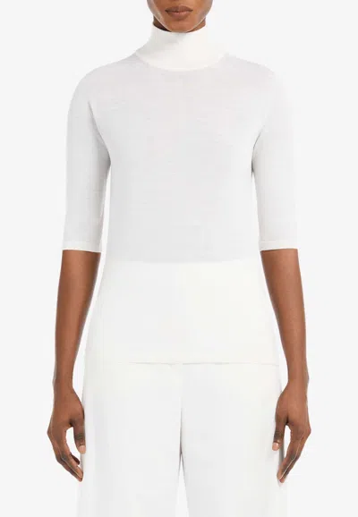 MAX MARA CECINA TURTLENECK WOOL KNIT TOP
