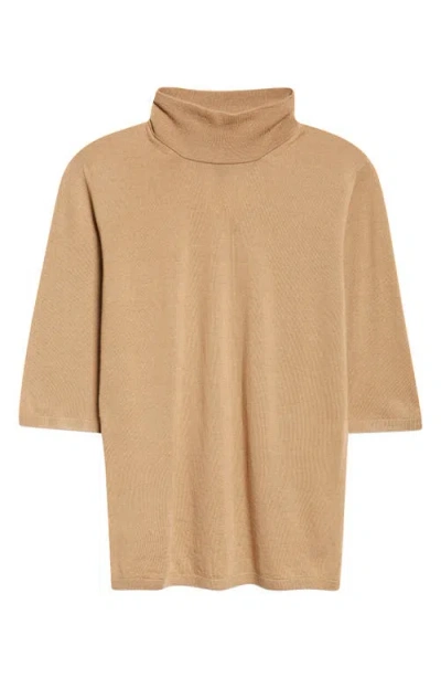 Max Mara Cecina Virgin Wool Sweater In Camel