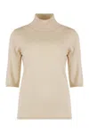 Max Mara Cecina Virgin Wool Turtleneck Sweater
