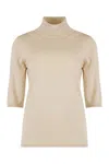Max Mara Cecina Virgin Wool Turtleneck Sweater
