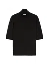 Max Mara Black Turtleneck Sweater In Black