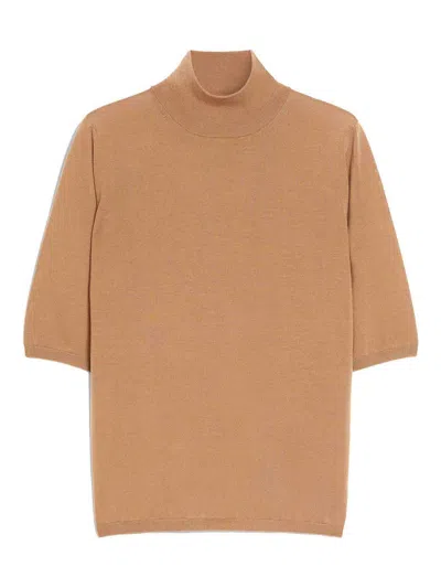 MAX MARA CECINA WOOL KNIT TURTLENECK JUMPER