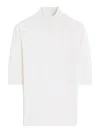 Max Mara Cecina Wool High-neck Top In Marrón