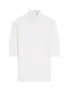 Max Mara Cecina Wool High-neck Top In Silk
