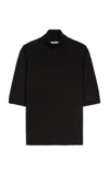 Max Mara Black Turtleneck Sweater In Black