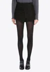 Max Mara Cedro Suede Mini Shorts In Black