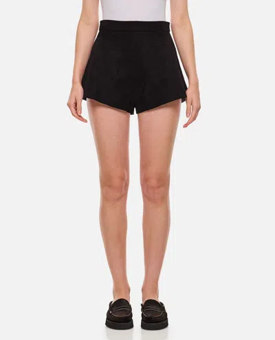 MAX MARA CEDRO SUEDE SHORTS
